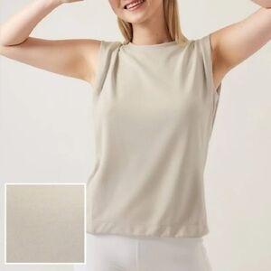 Athleta Seasoft Sweatshirt Tank Sz. LG